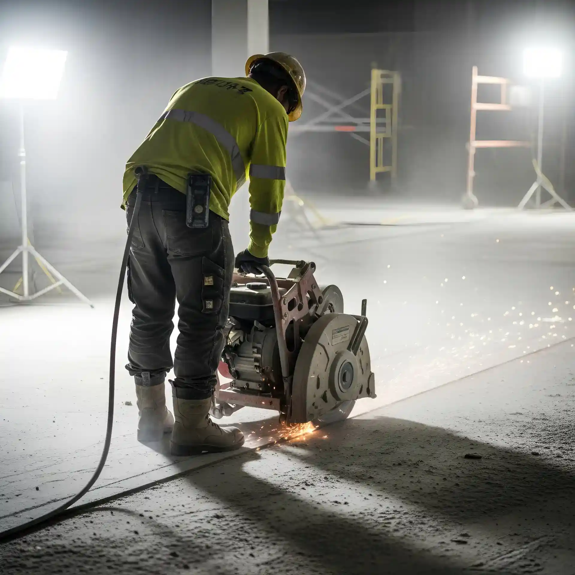 Beton, betonarbejde, byggeplads, professionelle, Solo Service ApS.