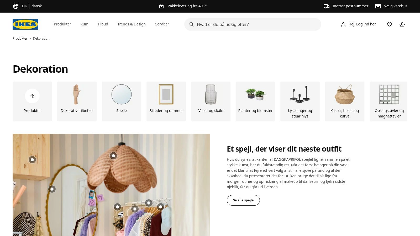 IKEA Danmark: Tilgængelig og alsidig dekoration